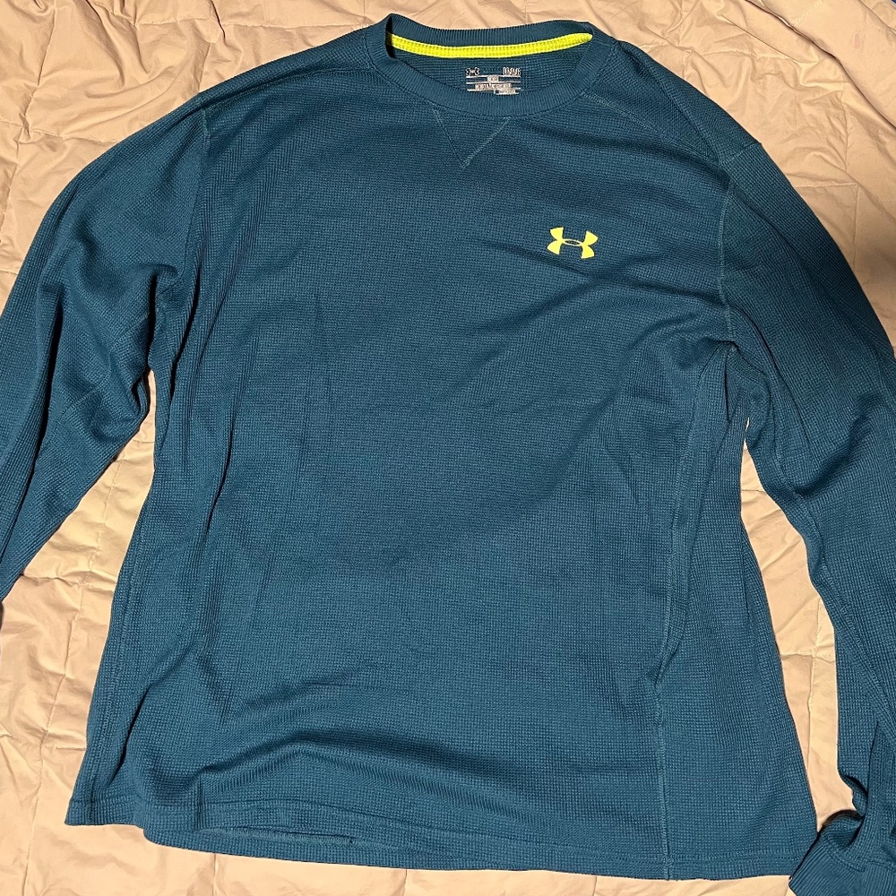 Teal Under Armor Base Layer